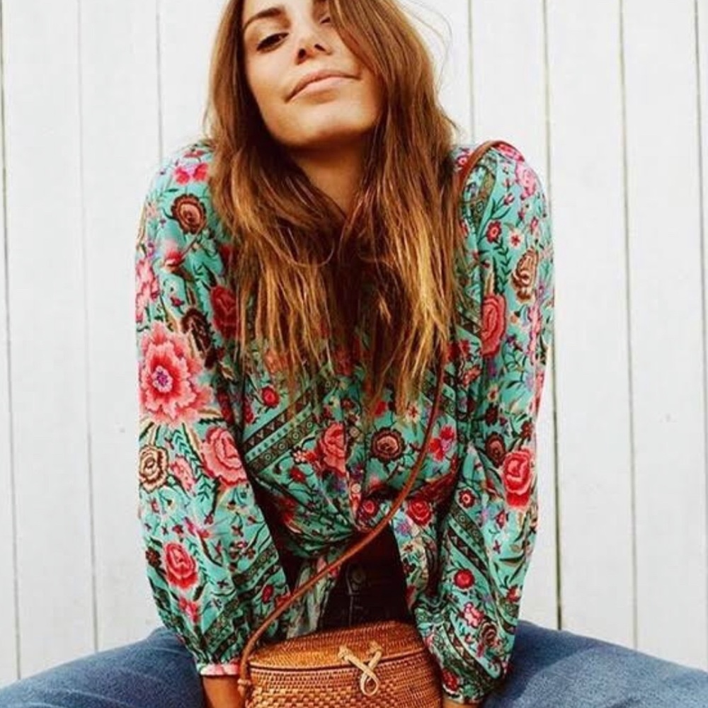 Spell unicorn tears babushka blouse